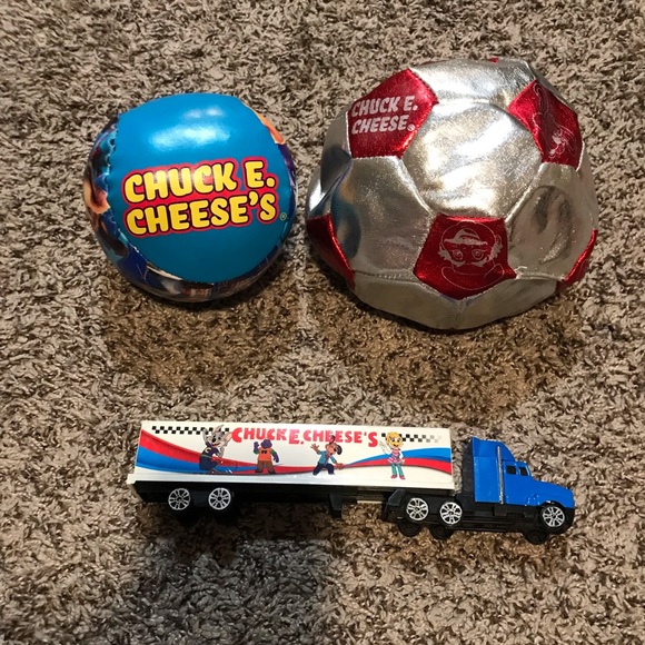 chuck e cheese Other - Chuck E. Cheese toy lot plus mini tote bag